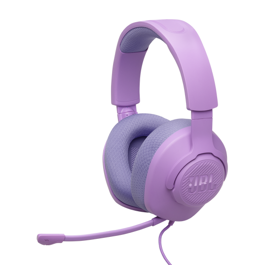 JBL Quantum 100M2 - Purple - Wired over-ear gaming headset with detachable mic and mute option - Detailshot 3